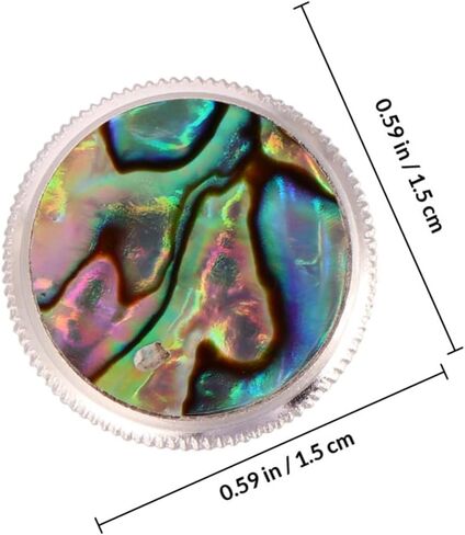 3pcs Trumpet Piston Button Snap Buckle Abalone Stone Musical Instrument Accessory Valve Key Cover for Band and Orchestra Brass Players Random Color in Kuwait