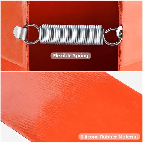 NORJIN 55-Gallon Metal Drum Heater, 10 * 68.5 inch Drum Heater Barrel Band, 1200 Watt 120 Volt Insulated Band Heater Pail Heater with Temperature Adjustment in Kuwait