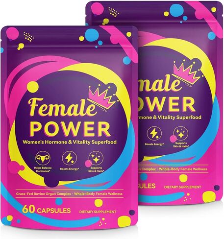 2 Pack Beef Organ Supplement for Women, Natural Grass Fed Beef Liver Capsules, Hormone Balance for Women, for Support Balance Hormones, Energy, & More and Menstrual Cycle,Skin Care in Kuwait