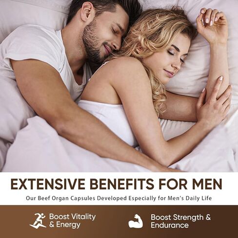 Forgebody Beef Organ Complex Capsules, Grass Fed & Pasture Raised - Total Body Wellness & Performance, Immune Support, Gluten-Free, Non-GMO, 60 Count (1) in Saudi Arabia