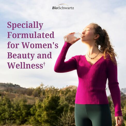 BioSchwartz Primal Beef Organ Supplement for Women - 60 Capsules - Grass-Fed & Pasture-Raised - Supports Healthy Hair Skin and Nails, Hormone Balance - with Bovine Liver, Kidney, Heart, Uterus Powder in Kuwait