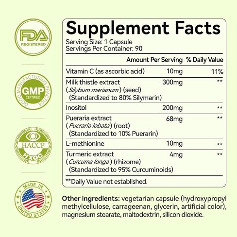 مكمل إزالة السموم وإصلاح الكبد من أوكسي إنرجي مع 80% من شوك الحليب والكركم والإينوسيتول والبوريريا، يدعم صحة الكبد، غير معدل وراثيًا، خالي من الغلوتين، 90 كبسولة نباتية، صنع في الولايات المتحدة الأمريكية in Kuwait