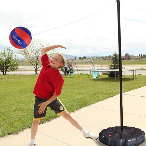 مجموعة كرة حبل محمولة، مجموعة كرة حبل محمولة بقاعدة مائية مع كرة حبل وعمود وحبل وقاعدة للاستخدام في الهواء الطلق والفناء الخلفي in Kuwait