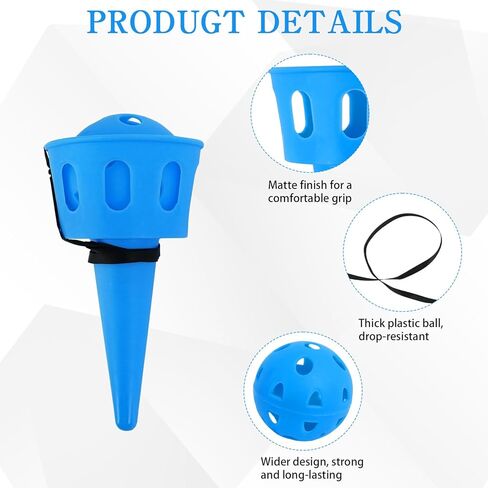 18 Pcs Hand Eye Coordination Ball Catching Cup, 6 Colors Classic Tetherball Catch Game Set for Yard Lawn Camping Beach Outdoor Sports Adults Party Games in Kuwait