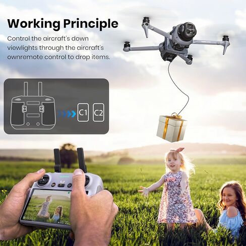 نظام إسقاط الطائرة بدون طيار لـ DJI Mavic 4 Pro، جهاز تحرير الحمولة/التوصيل/النقل لملحقات DJI Mavic 4 Pro in Kuwait
