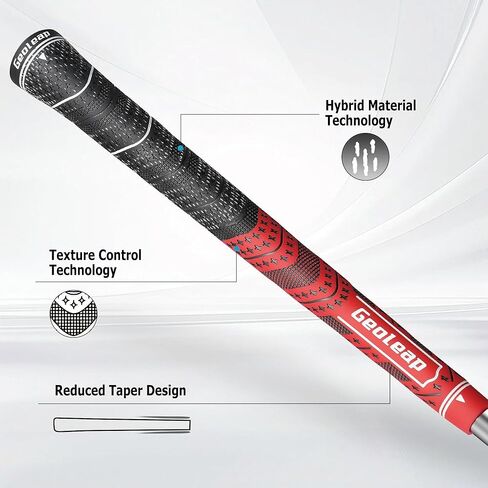 Geoleap Golf Grips Set of 13- Grips with Tapes and Grips with All Repair Kits for Choice,Hybrid Golf Club Grips All Weather Contral, High Feedback & Traction Golf Grips for Men and Women. in Saudi Arabia