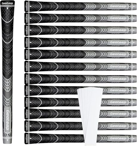 Geoleap Golf Grips Set of 13- Grips with Tapes and Grips with All Repair Kits for Choice,Hybrid Golf Club Grips All Weather Contral, High Feedback & Traction Golf Grips for Men and Women. in Saudi Arabia