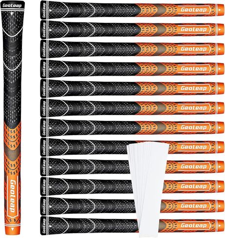 Geoleap Golf Grips Set of 13- Grips with Tapes and Grips with All Repair Kits for Choice,Hybrid Golf Club Grips All Weather Contral, High Feedback & Traction Golf Grips for Men and Women. in Saudi Arabia