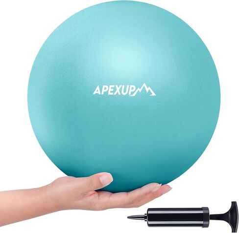 كرة تمارين بيلاتيس صغيرة مقاس 9 بوصة من APEXUP لليوجا واللياقة البدنية والتوازن والتمارين الأساسية والعلاج الطبيعي in Kuwait