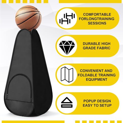 6 Pcs Basketball Blocker Pop Up Defender with Sand Bags Cone Blocking Dummy Training Mannequin Soccer and Basketball Defender Dummy Practice Equipment for Defence Training Drills in Saudi Arabia
