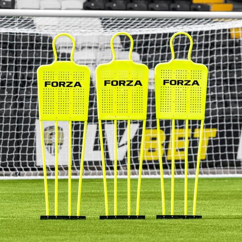 عارضة أزياء NWS Forza Soccer للتدريب على الركلة الحرة [صغير/صغير/كبير] | دمى كرة قدم متينة من مادة PVC مع مسامير أرضية فولاذية - حقيبة حمل اختيارية in Kuwait