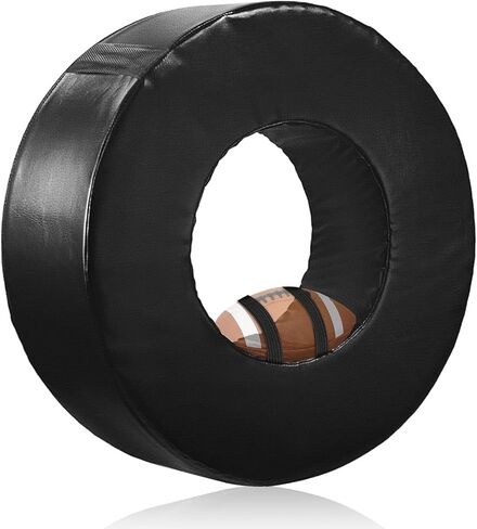 عجلة معالجة كرة القدم مقاس 42 بوصة، حلقة معالجة إسفنجية عالية الكثافة مع جلد PU مقاوم للماء وأشرطة لكرة القدم، دمى معالجة كبيرة جدًا لممارسة كرة القدم in Kuwait