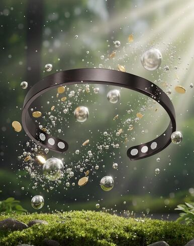 Kalm Bracelet Menopause: Your Natural Menopause Solution, Bracelet for Menopause Relief, Hot Flashes & Pain, Adjustable Bracelets for Women - Natural Hormonal Balance (Silver) in Saudi Arabia
