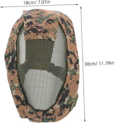 UPKOCH Punk Face Mask Full Coverage Fencing Mask Lightweight Fencing Headgear Sports Equipment in Saudi Arabia