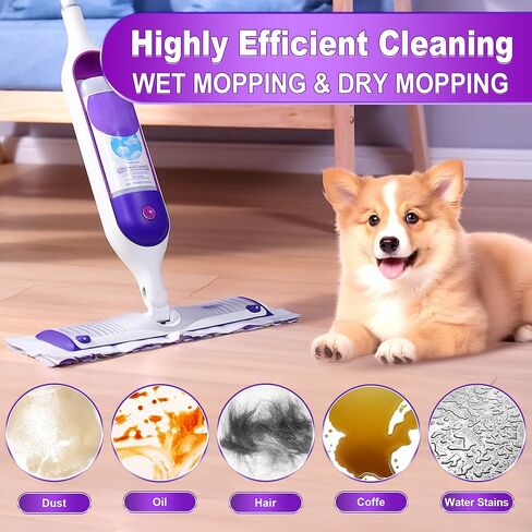 Power Mop Pads Refills Disposable for PowerMop 12 Pack- EXEGO Wet Dry Pads Power Mop Wood Refills - Multi-Surface Wood Floor Pads Household Replacement Mop Pads for Floor Cleaning in Kuwait