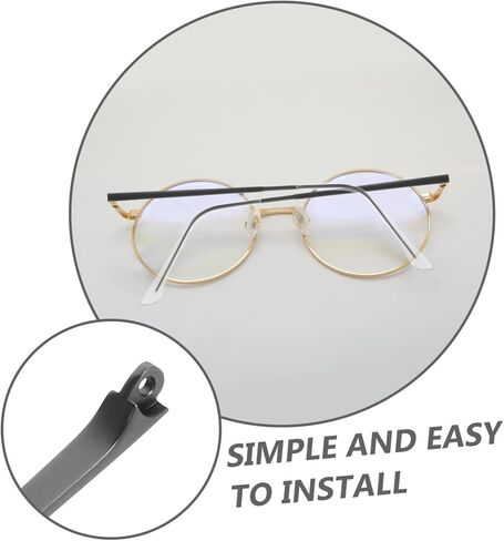 Gadpiparty Universal Metal Eyeglass Temples Sturdy Replacement Arms for Eyewear Accessories Suitable for Most Glasses Repair Parts for Men and Women in Saudi Arabia