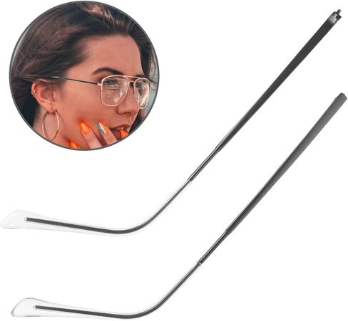 Gadpiparty Universal Metal Eyeglass Temples Sturdy Replacement Arms for Eyewear Accessories Suitable for Most Glasses Repair Parts for Men and Women in Saudi Arabia