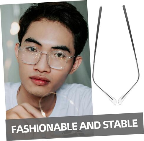 Gadpiparty Universal Metal Eyeglass Temples Sturdy Replacement Arms for Eyewear Accessories Suitable for Most Glasses Repair Parts for Men and Women in Saudi Arabia