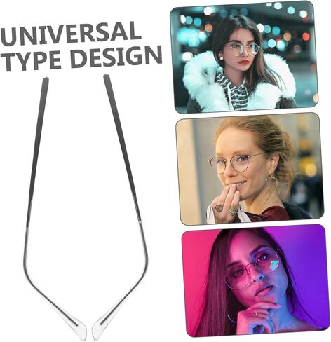Gadpiparty Universal Metal Eyeglass Temples Sturdy Replacement Arms for Eyewear Accessories Suitable for Most Glasses Repair Parts for Men and Women in Saudi Arabia