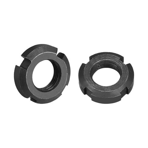 M16x1.5mm Retaining Four-Slot Slotted Round Nuts, 2 Pcs in Saudi Arabia