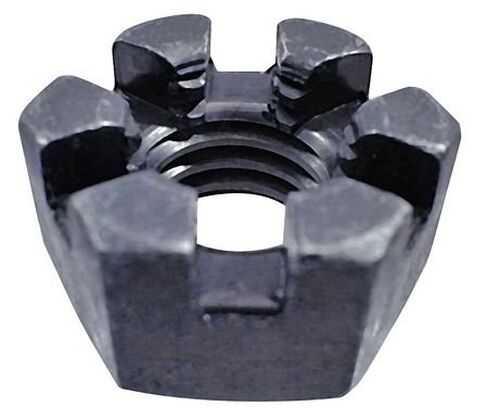 1"-14 Grade 5 Zinc Plated Finish Steel Round Slotted Castle Nut, 5 pk. in Saudi Arabia