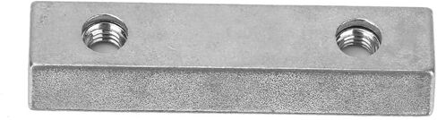 Z043M Zinc Alloy Double Slot Nut Heavy Duty Metal Fixing Nut for Linear Motion Systems Base Plate Reinforcement Durable Construction 40mm x 8mm in Saudi Arabia