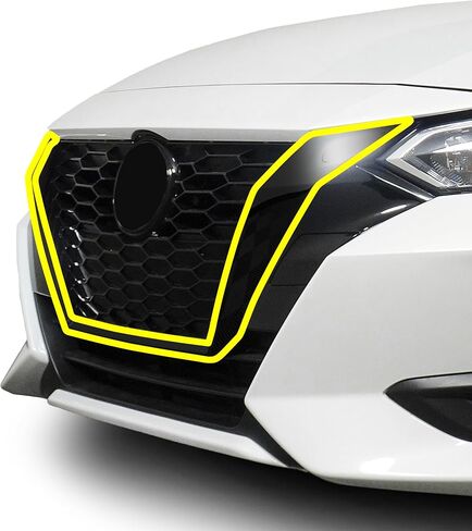 BOGAR TECH DESIGNS Side Window Chrome Delete Overlay Film Compatible with Nissan Sentra 2020+, Gloss Black in Kuwait