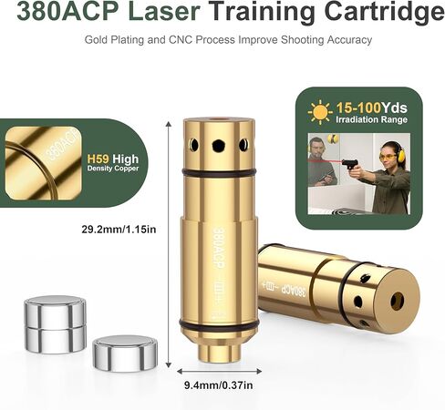 خرطوشة التدريب بالليزر 380ACP نظام التدريب على الحرائق الجافة للتمرين والتدريب على الرماية in Kuwait