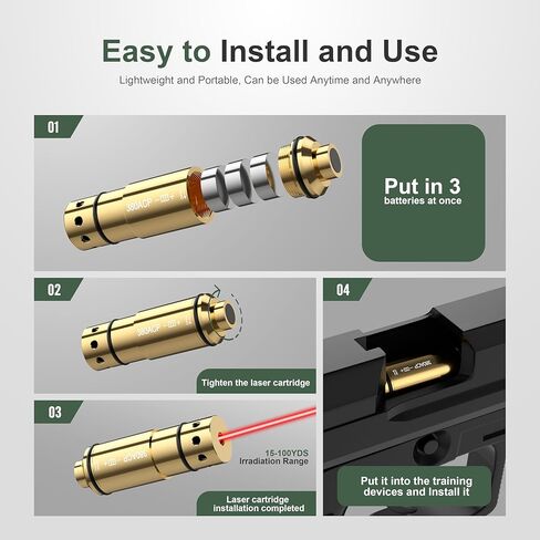 خرطوشة التدريب بالليزر 380ACP نظام التدريب على الحرائق الجافة للتمرين والتدريب على الرماية in Kuwait