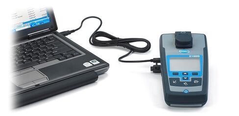 مجموعة أدوات قياس التعكر المحمولة Hach 2100Q (EPA) مع USB ووحدة الطاقة، ومقياس التعكر لقياس التعكر وتحليل المياه، واختبار جودة المياه مع حقيبة حمل للحقول والنباتات، 2100Q01USB in Saudi Arabia