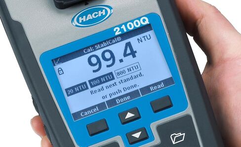 مجموعة أدوات قياس التعكر المحمولة Hach 2100Q (EPA) مع USB ووحدة الطاقة، ومقياس التعكر لقياس التعكر وتحليل المياه، واختبار جودة المياه مع حقيبة حمل للحقول والنباتات، 2100Q01USB in Saudi Arabia