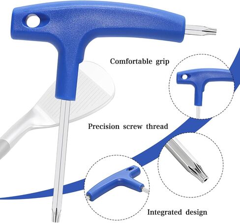 مفاتيح ربط جولف 2 في 1، أدوات مفاتيح نادي الجولف T20 وT25، أداة جولف مدمجة وخفيفة الوزن لسهولة التركيب والتعديل، أداة إصلاح نادي الجولف من الفولاذ المقاوم للصدأ للاعبي الجولف in Kuwait