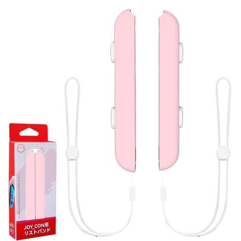 QXWPBV Joy-Con Controller Straps 2-Pack- Switch Accessories with Secure Grip & Comfort Design and 10 Thumb Caps (Pink) in Saudi Arabia