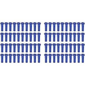 80 قطعة من القبعات ذات المتحدث، حلمات ذات نهايات، حلمات ذات نهايات لركوب الدراجات، حلمات ذات نهايات لركوب الدراجات على الطرق الجبلية 14 مم لسلك 14 جيجا (أزرق) in Kuwait