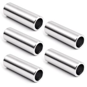 5 قطع فاصل من الفولاذ المقاوم للصدأ، فاصل معدني دائري للمسامير والقضبان، جلبة لولبية بلمسة نهائية سادة (5، 3/8 بوصة × 1/2 بوصة × 1-1/2 بوصة) in Kuwait