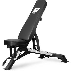 مقعد وزن قابل للتعديل من ريفت مع أوضاع خلفية متعددة لتمارين الجسم بالكامل، والانحدار، والانحدار، وإعدادات مسطحة لتدريب القوة في صالة الألعاب الرياضية المنزلية، سعة 1300 رطل in Kuwait