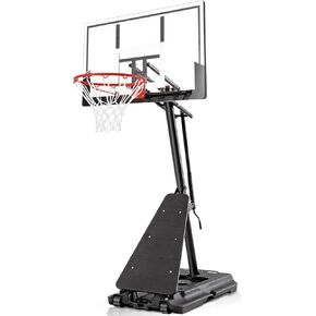 BACKYARD BLITZ Basketball Hoop, 44&48IN&54IN Backboard Portable Basketball Goal System, 10FT Hand-Crank Adjustable Basketball Hoops Outdoor in Kuwait