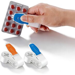 أداة حبوب منع الحمل بوبر المحمولة أداة حبوب منع الحمل مزيل حبوب منع الحمل أداة ثقب حبوب منع الحمل لحزم البثور موزع حبوب منع الحمل التلقائي أداة للمساعدة في إزالة حبوب منع الحمل (الأزرق والبرتقالي) in Kuwait