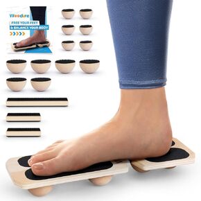 Ankle Strengthener 3 Optional Levels, Blackboard Foot Trainer for Sprained, Foot Strengthener Ankle Balance Board Suitable for Athletes, Injury Tehabilitation, Kids to The Elderly (with Instructions) in Saudi Arabia