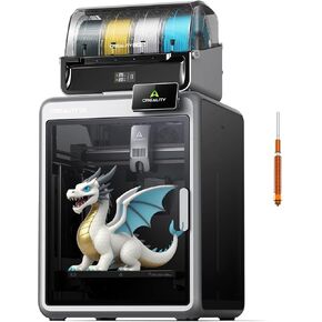 Creality K2 Combo 3D Printer, Multicolor Printing with CFS, High-Speed 600mm/s, Smart Auto Leveling, Quiet Printing, 300°C Nozzle, Dual AI Camera, Direct Drive Extruder, Build Volume 260x260x260mm in Kuwait