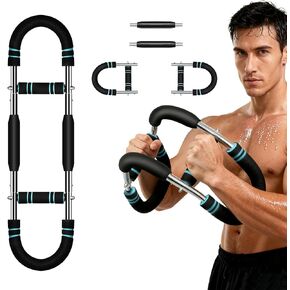 Twister Arm Trainer 40-90Lbs Adjustable Portable Chest Workout Equipment for Men & Women, Upper Body Strength Training, Forearm Exerciser, Detachable Fitness Equipment for Home Workout in Saudi Arabia