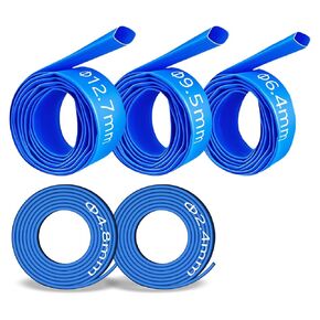 5-Size Heat Shrink Tubing Kit: 3:1 Adhesive Lined, Marine Grade Waterproof, Insulated Sealed, Oil-Proof & Wear-Resistant, 10-Foot Total Length - for Home Use & Industrial Applications (White) in Kuwait