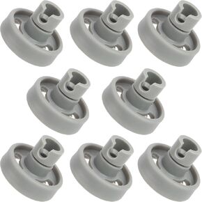 WD12X10231 عجلات الرف السفلي لغسالة الأطباق وجزء بديل متوافق مع غسالة الأطباق GE - يستبدل 1263942 PS1481883 AP3994981 - عبوة من 8 قطع in Kuwait