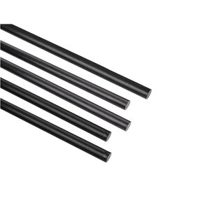 قضيب من ألياف الكربون - قطر 0.2 بوصة × 12 بوصة طول، قضيب مستدير من ألياف الكربون، 5 قطع قضبان من ألياف الكربون in Kuwait