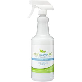 Fresh Wave IAQ Commercial Odor Eliminating Air & Surface Spray with Trigger, 32 Fl. Oz. | Safer Odor Relief | Natural Plant-Based Odor Eliminator | Odor Absorber for Home or Commercial Areas in Kuwait