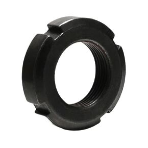 فتحة صامولة مستديرة مشقوقة 1 قطعة GB812 صامولة قفل دقيقة مستديرة/صامولة مستديرة/صامولة مشقوقة/صامولة مشقوقة/غطاء برغي بأربعة فتحات M10 M12 M14 M16 M18 M20-M60(M16x1.5-10pcs) in Kuwait