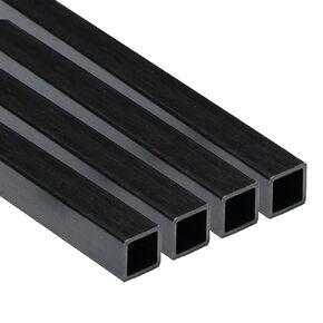 4 قطع 500 مم من ألياف الكربون الطويلة أنابيب مربعة 3-10 مم قطر قضبان مربعة مجوفة مهاوي لطائرات RC بدون طيار مشاريع يدوية ذاتية الصنع (3 مم * 2 مم) in Kuwait