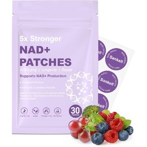 NAD+ Lifestyle Patches للنساء والرجال، تركيبة نباتية، 30 قطعة in Kuwait