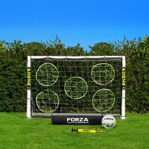 هدف كرة القدم للأطفال مقاس 6 × 4 أقدام من فورزا - هدف الفناء الخلفي رقم 1 في العالم! | صناعة بريطانية 100%، إعداد لمدة دقيقتين، حزمة قوائم المرمى غير القابلة للكسر - اشترِ FORZA، العب إلى الأبد! in Kuwait