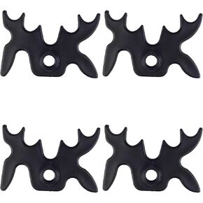 4 عبوات من رؤوس جسر البلياردو البلاستيكية على شكل رأس موس (أسود) in Kuwait